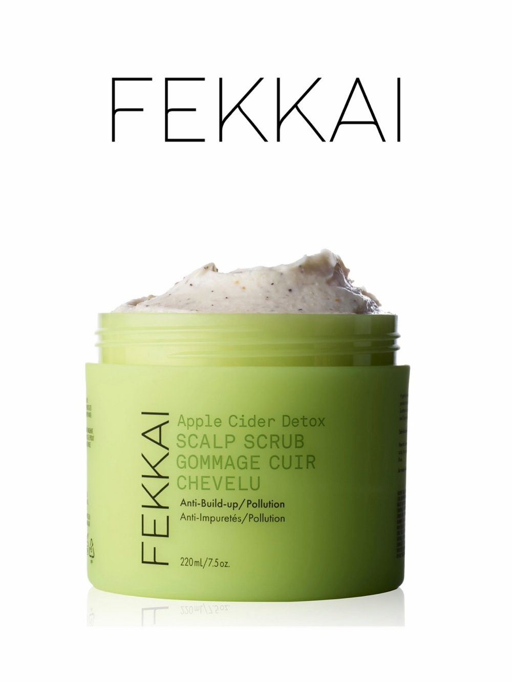 FEKKAI Apple Cider Triple Cleanse Scalp Scrub (220 ml / 7.5 oz) - NEW